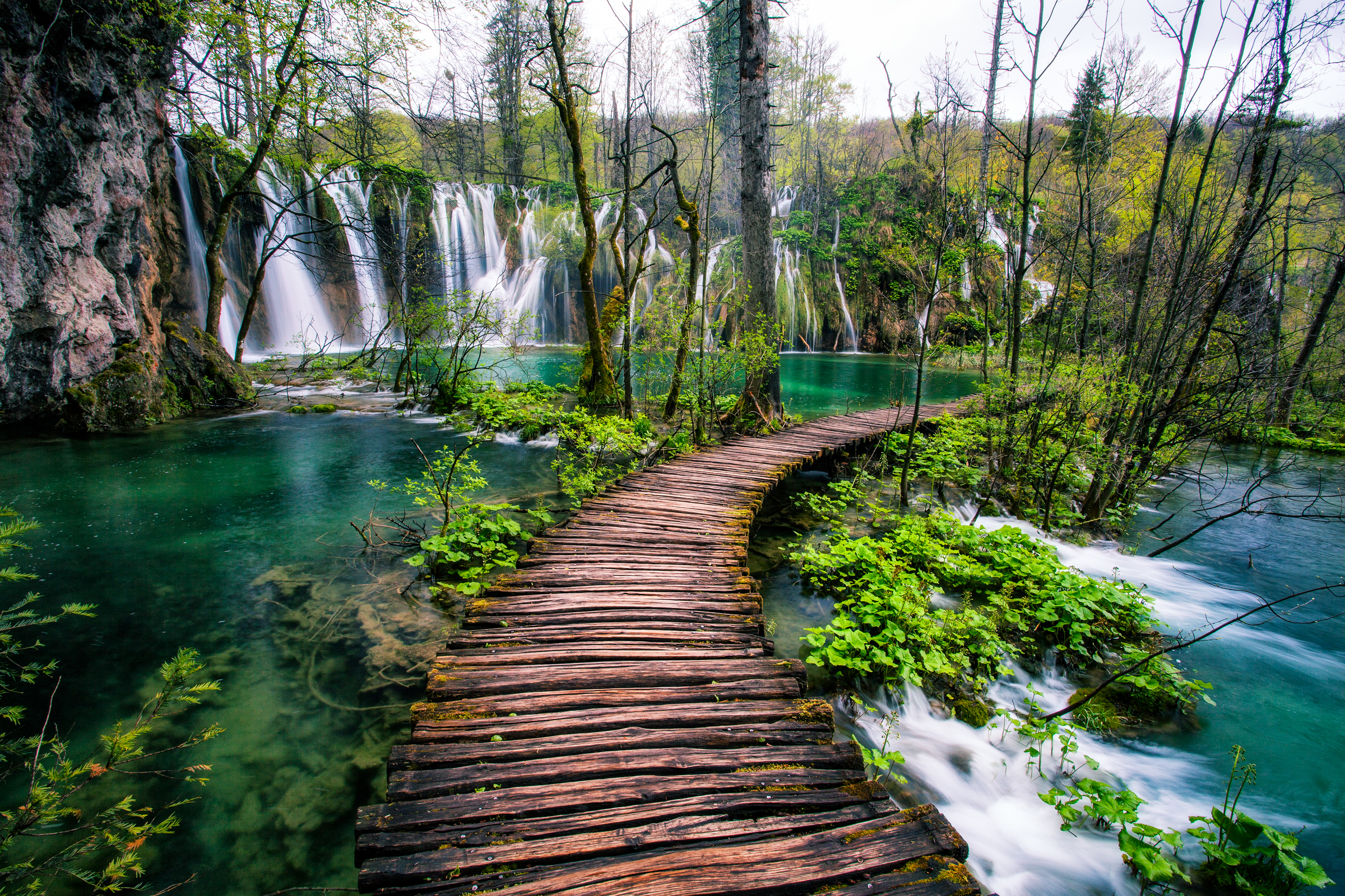 Plitvice Lakes National Park HD Wallpaper Background Image