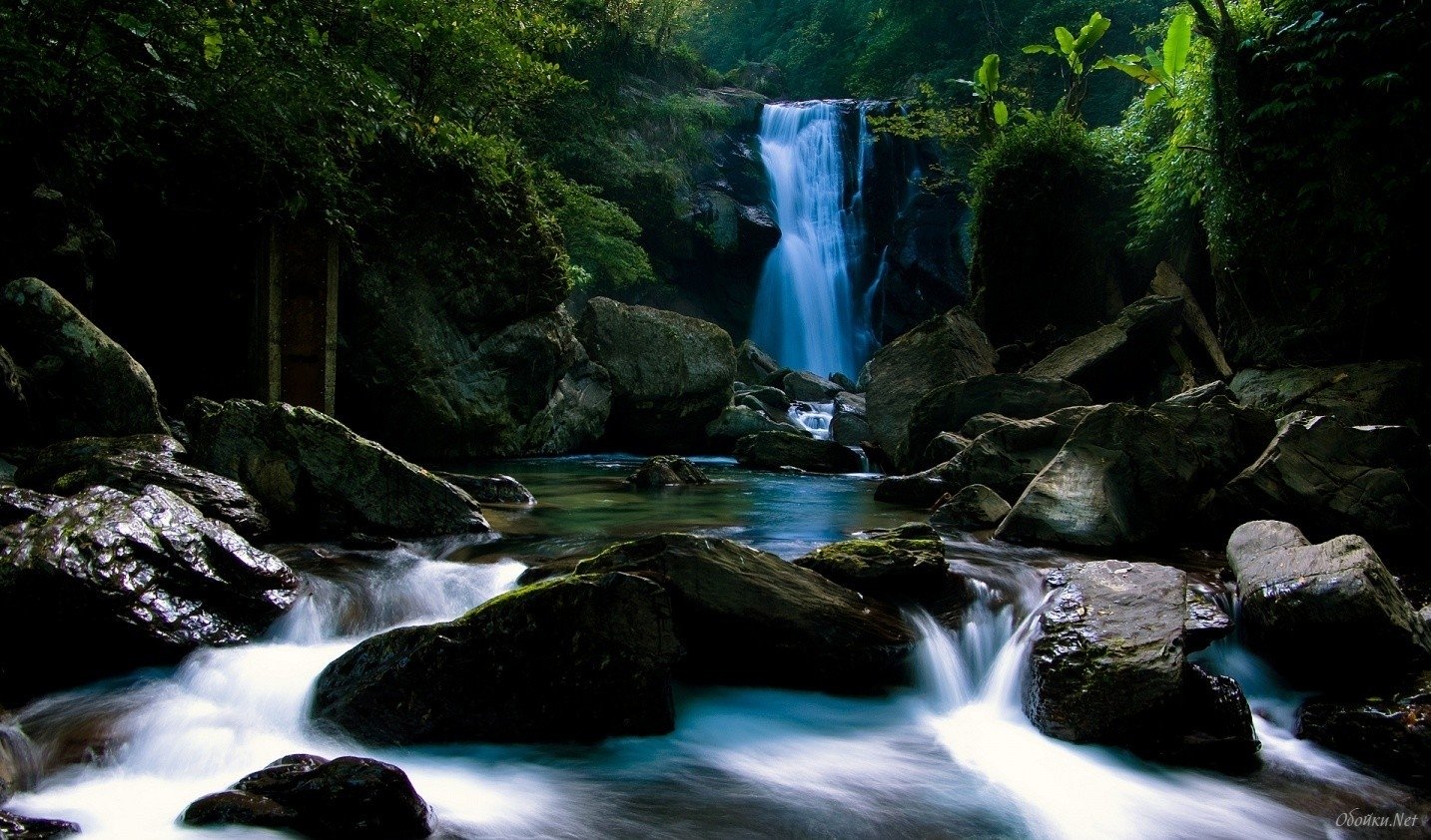 The Most Beautiful Waterfall HD Desktop Wallpaper