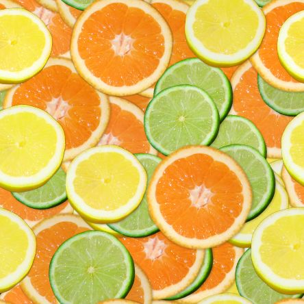 Lemon Lime Orange Citrus Background