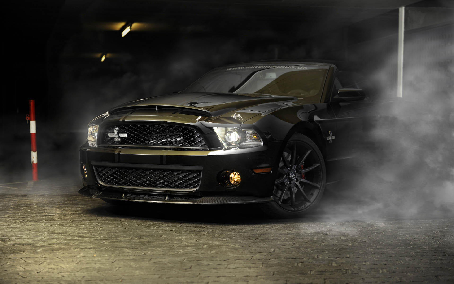 Ford Mustang Shelby Cobra Gt500 Super Snake In The Smoke