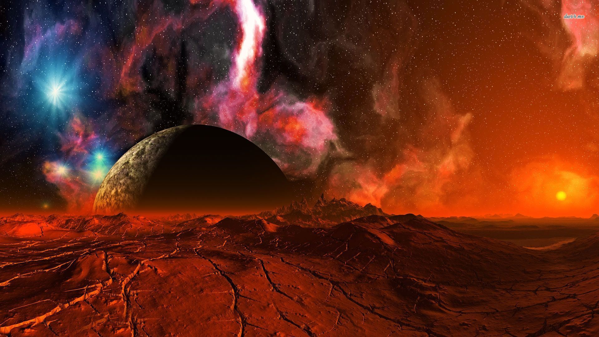 Martian Surface Wallpaper HD