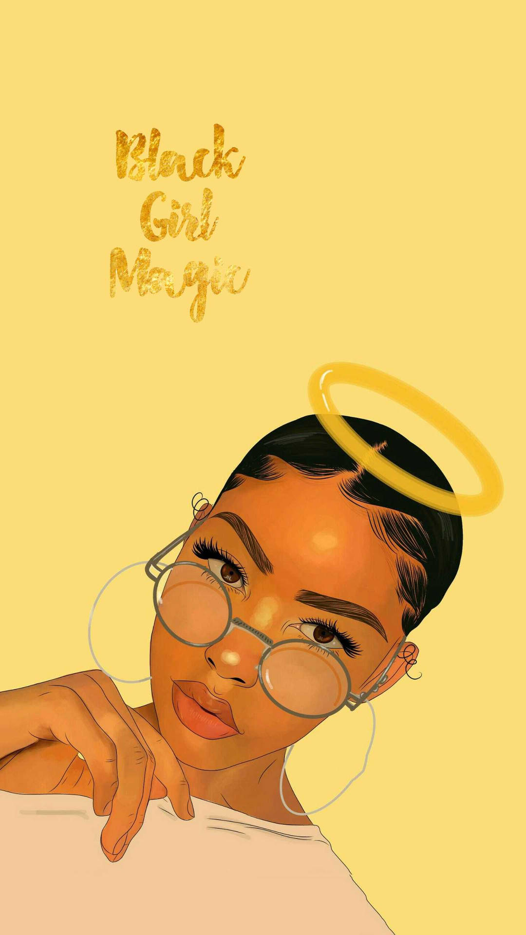 Black Girly Background Wallpaper