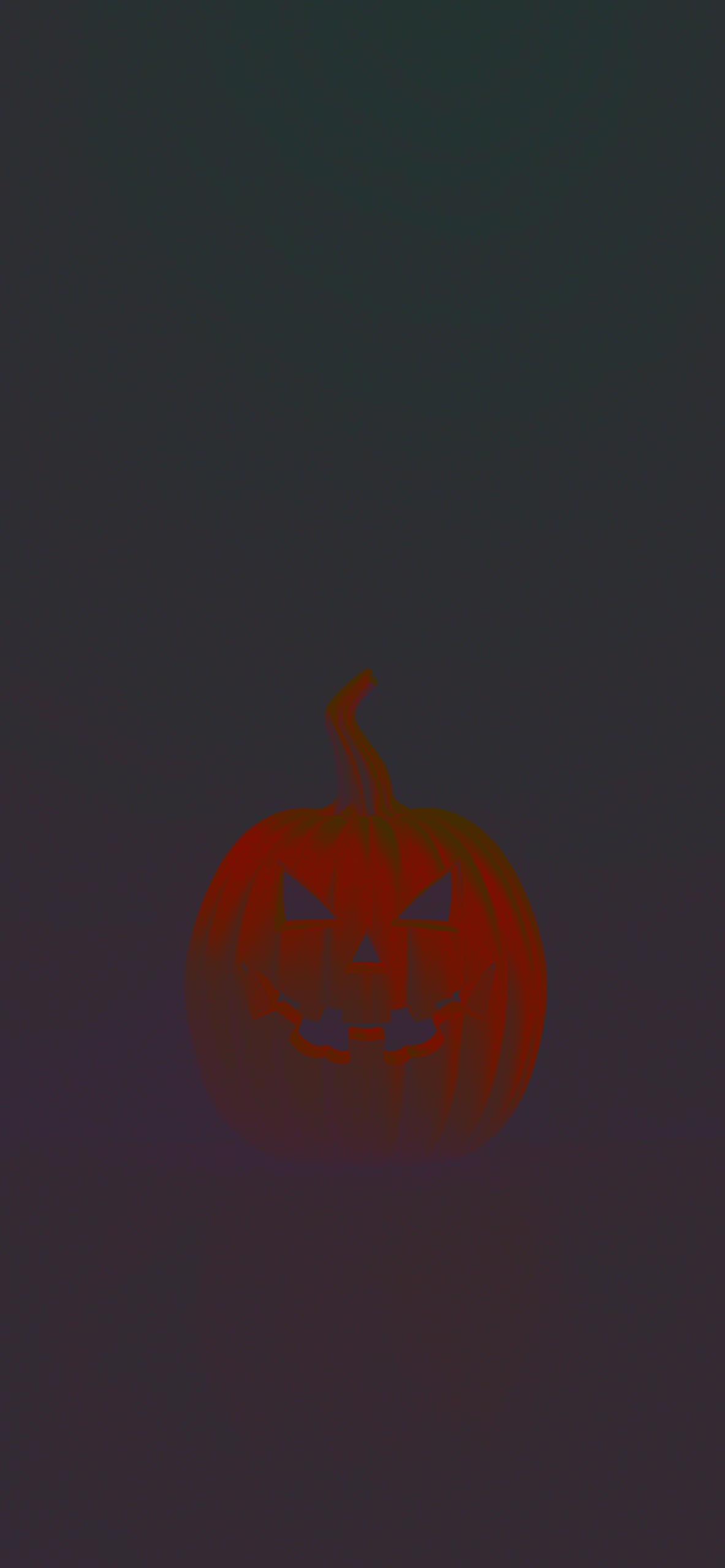 Ominous Pumpkin Halloween Wallpaper Spooky