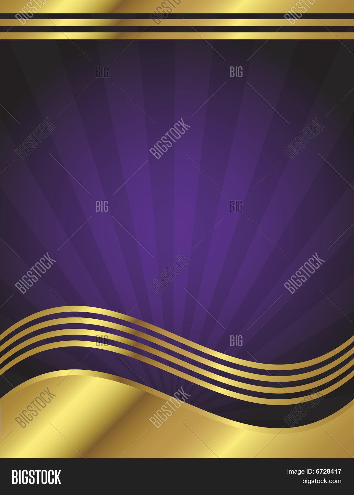Elegant Purple Gold Background Vector Photo Bigstock