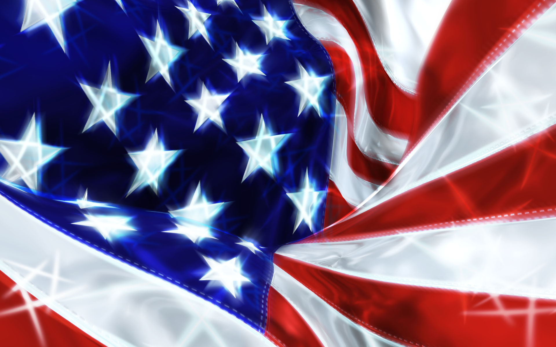 Digital American Flag Wallpaper