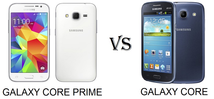 Galaxy Core vs Galaxy Core Prime specifiche tecniche e differenze a