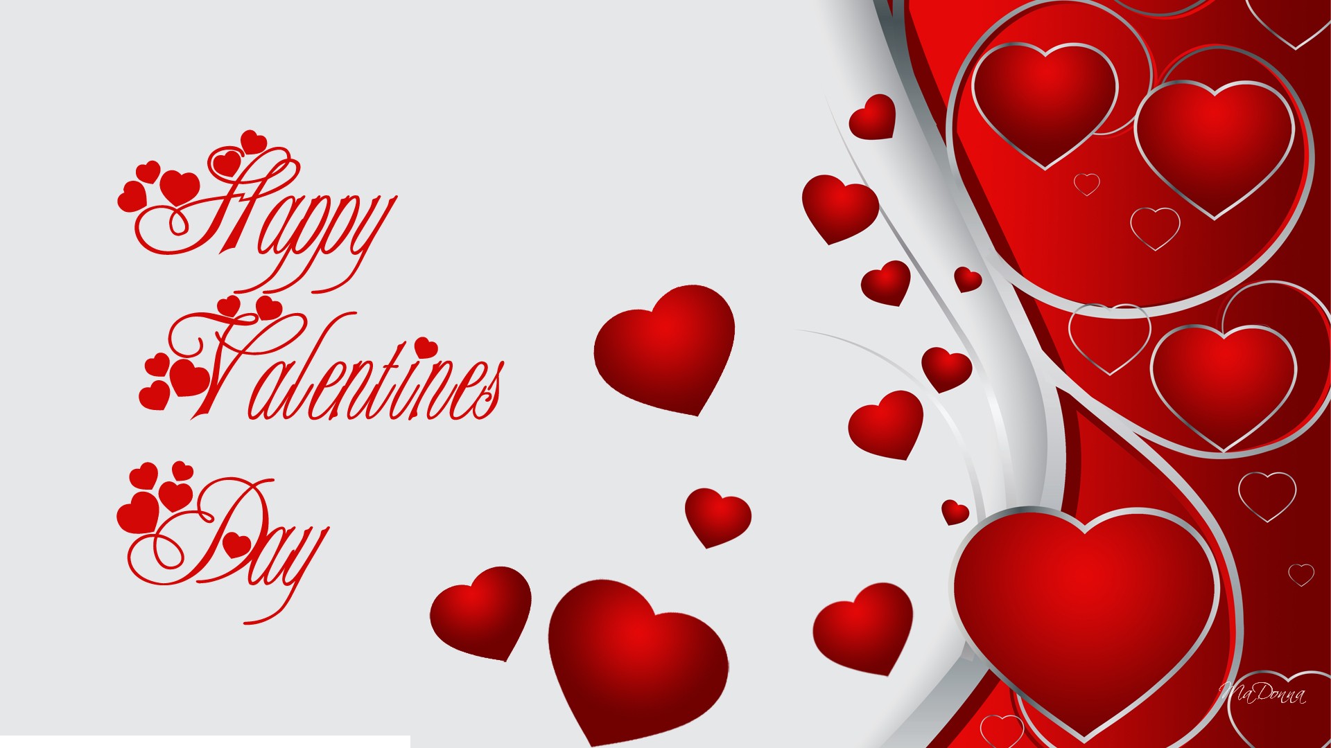 3d Abstract Happy Valentines Day Wallpape