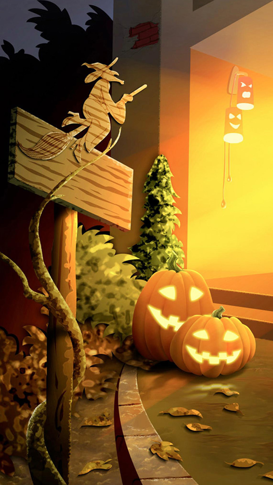 Halloween iPhone Background Wallpaper