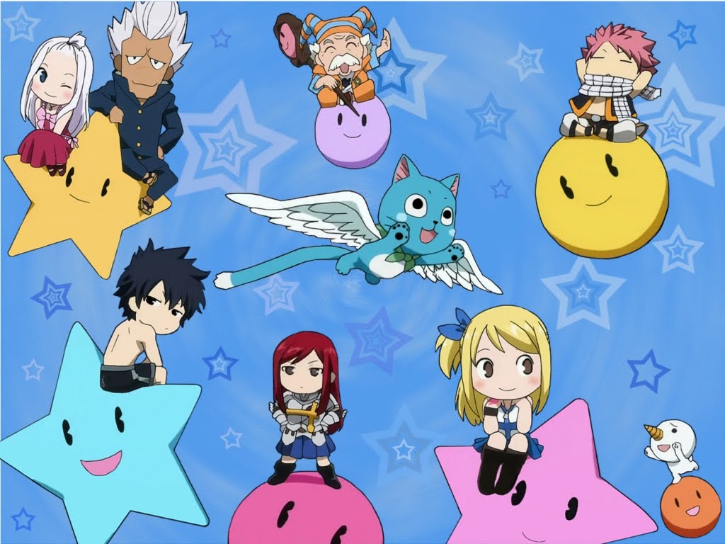 Chibi Fairy Tail Wallpaper Anime Wallpapers Zone 1024x768