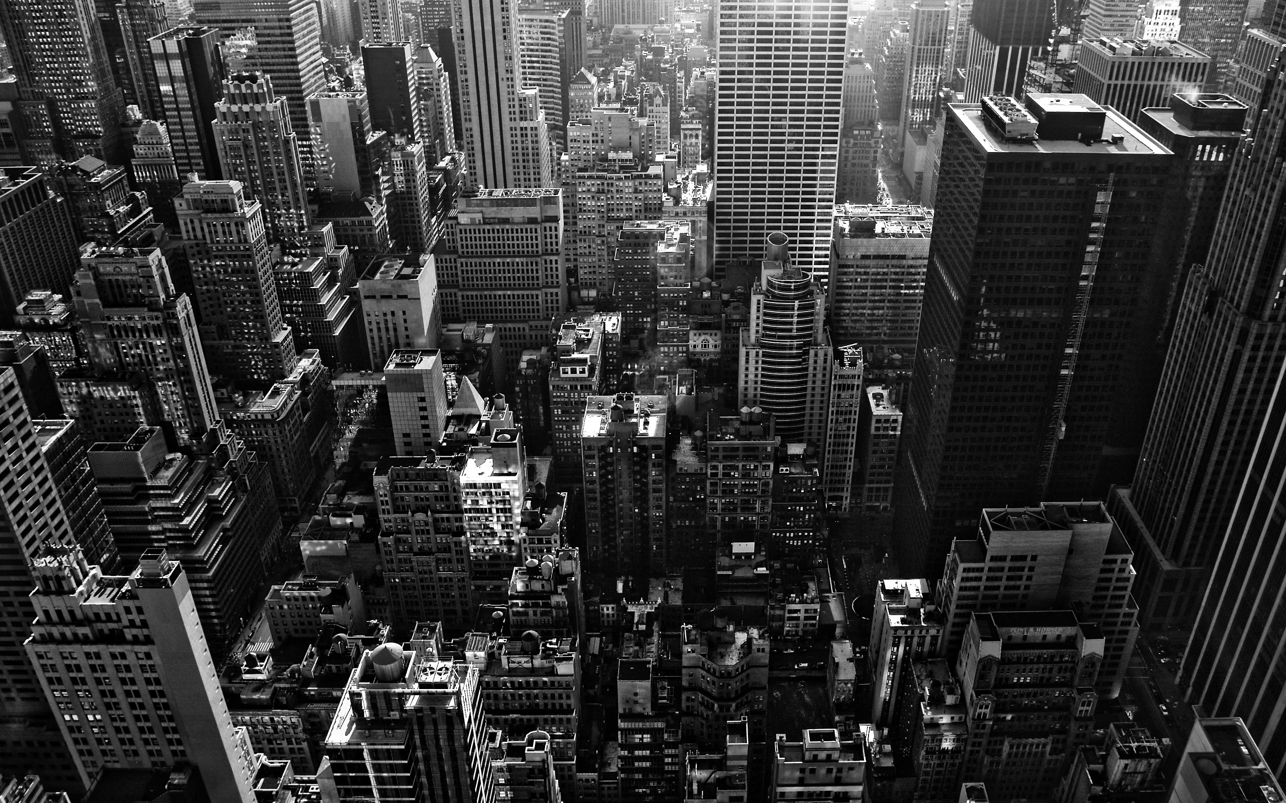 New York City Black And White HD Wallpaper
