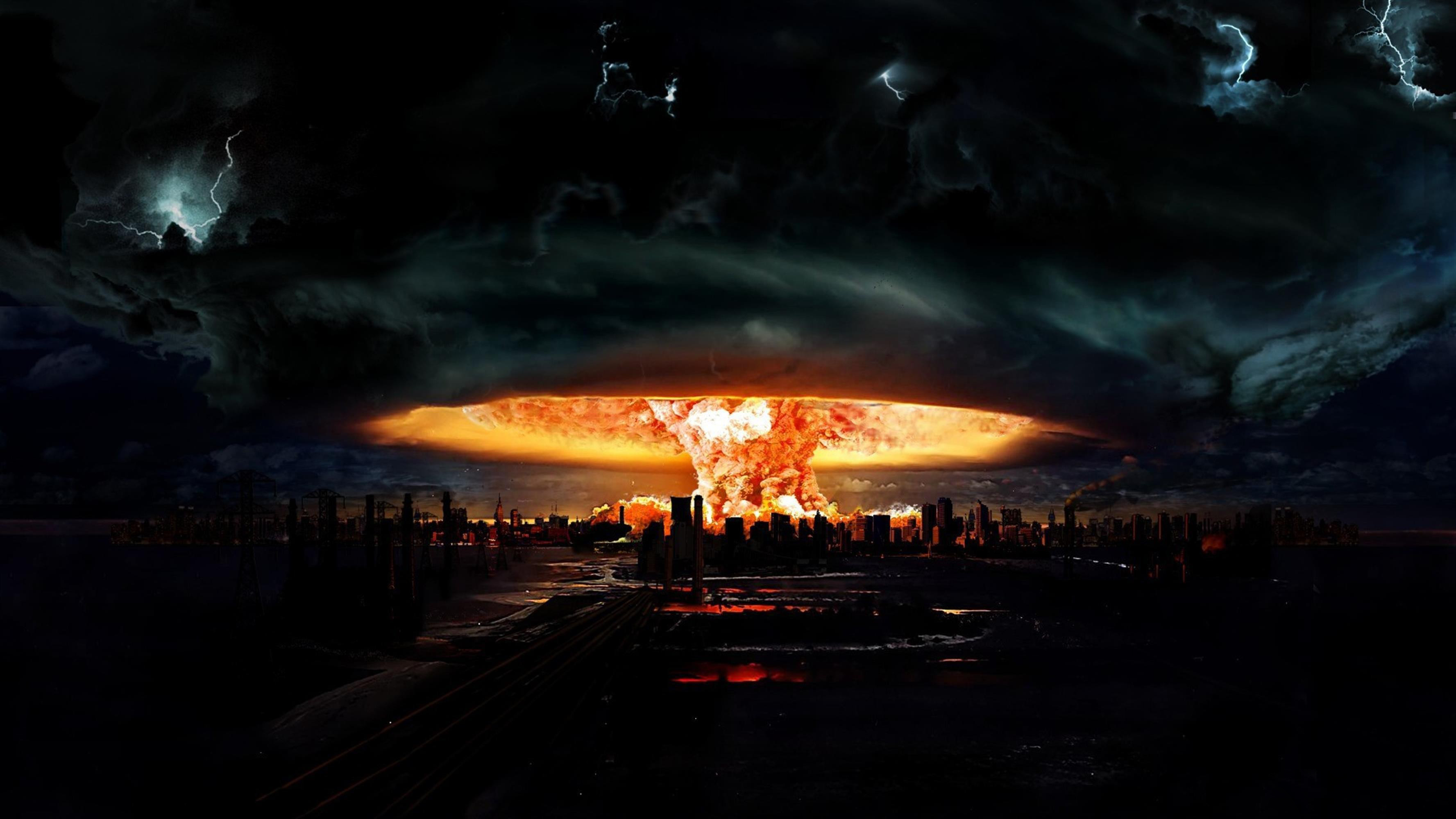 Nuclear Explosion Of Darkness HD Wallpaper   New HD Wallpapers