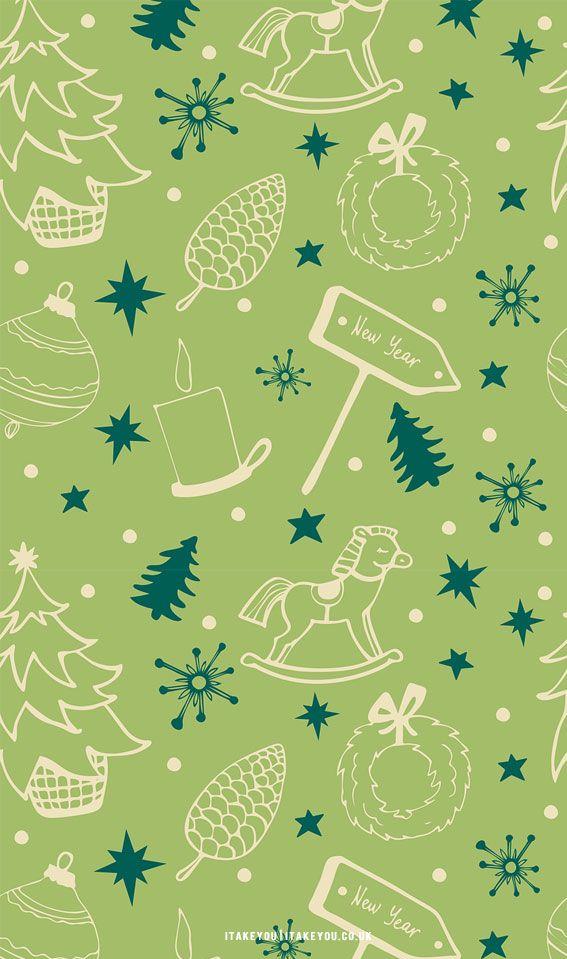 Winter Green Aesthetic Wallpaper For Phone