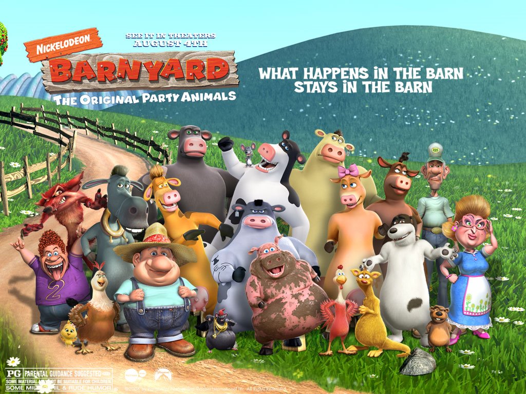 Barnyard Character Poster By Jamwork