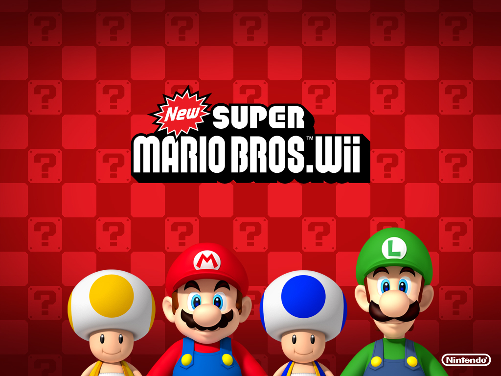New Super Mario Bros Wii Nintendo Wallpaper