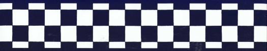 Wallpaper Border Has A Black And White Checkered Pattern With