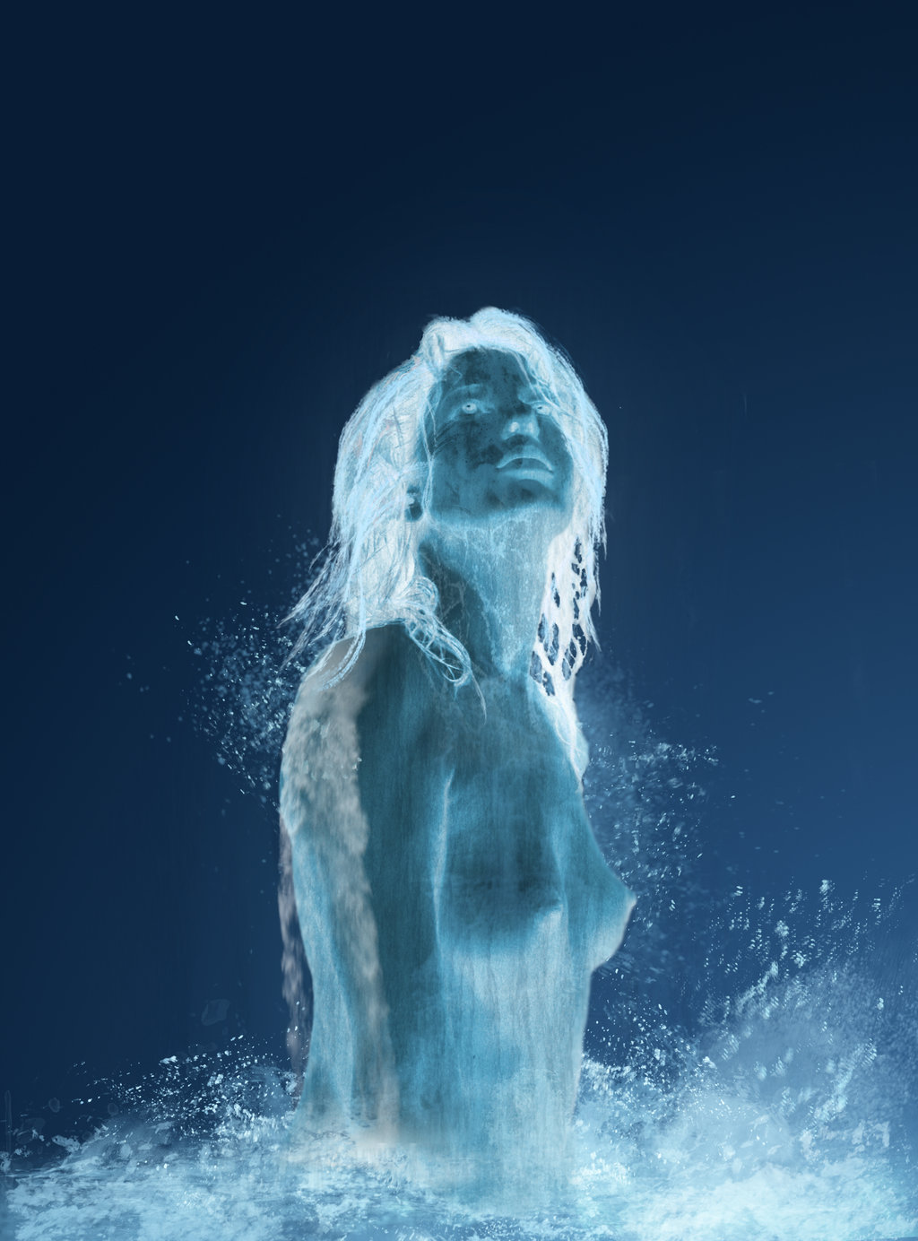 Wallpaper Water Girl