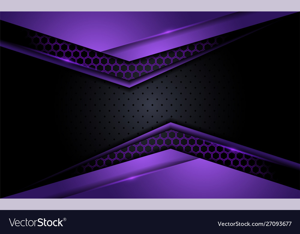 Modern Tech Purple Background With Abstract Style Vector Image