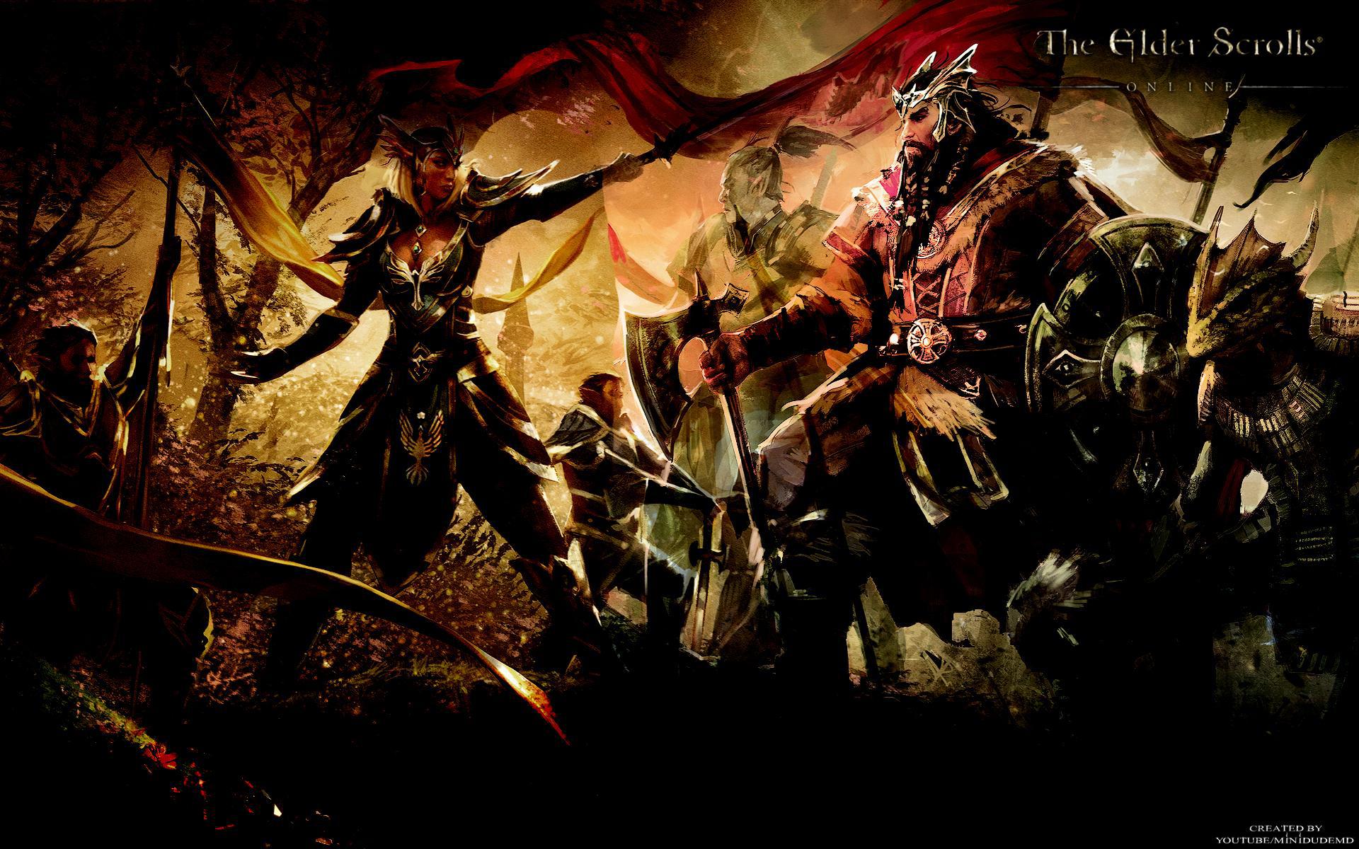 Elder Scrolls Online Two Factions Wallpaper And Image