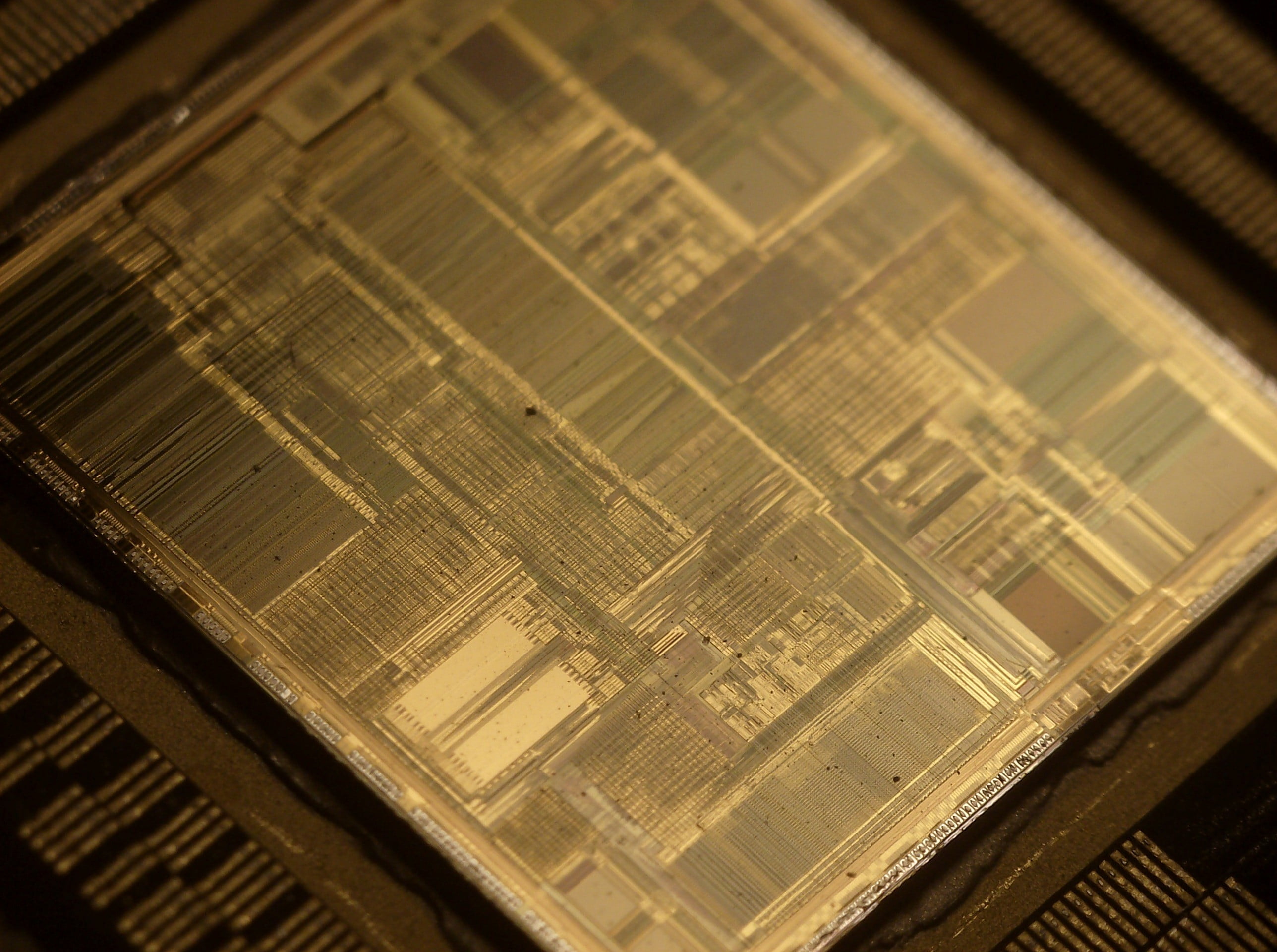 Cpu Processor Die Silicon HD Wallpaper