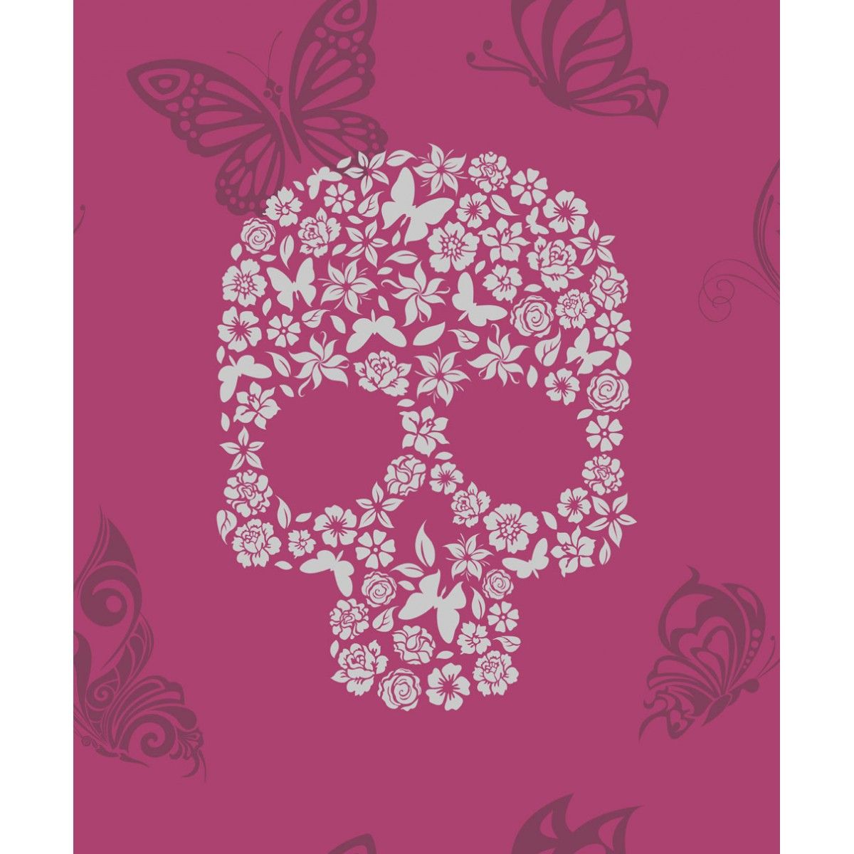 74 Pink Skull Wallpaper On Wallpapersafari