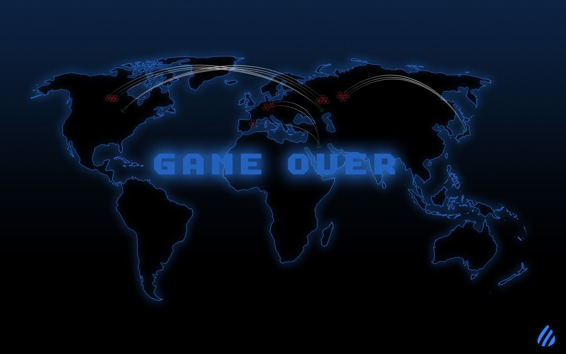 Game Over Wallpaper X Press Start To Play