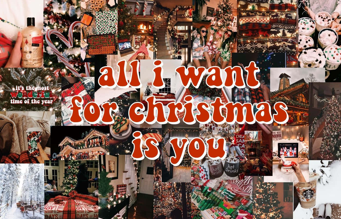 Aesthetic Christmas Laptop Wallpaper