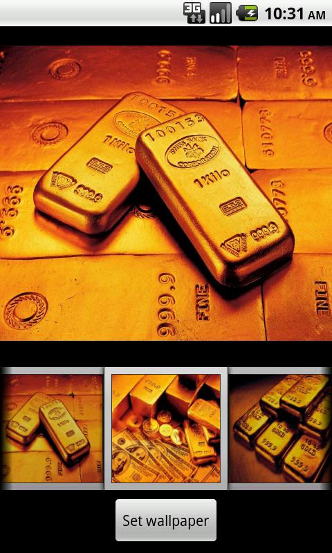 Gold Bar Wallpaper Android Apps On Google Play