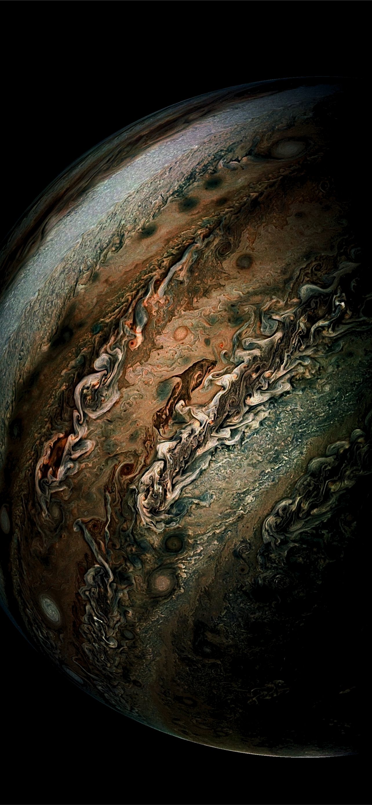 Jupiter Oled Cave iPhone Wallpaper