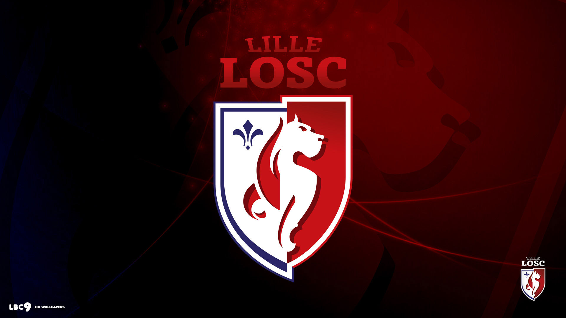 Lille Osc Football Club Logo Wallpaper Ongur
