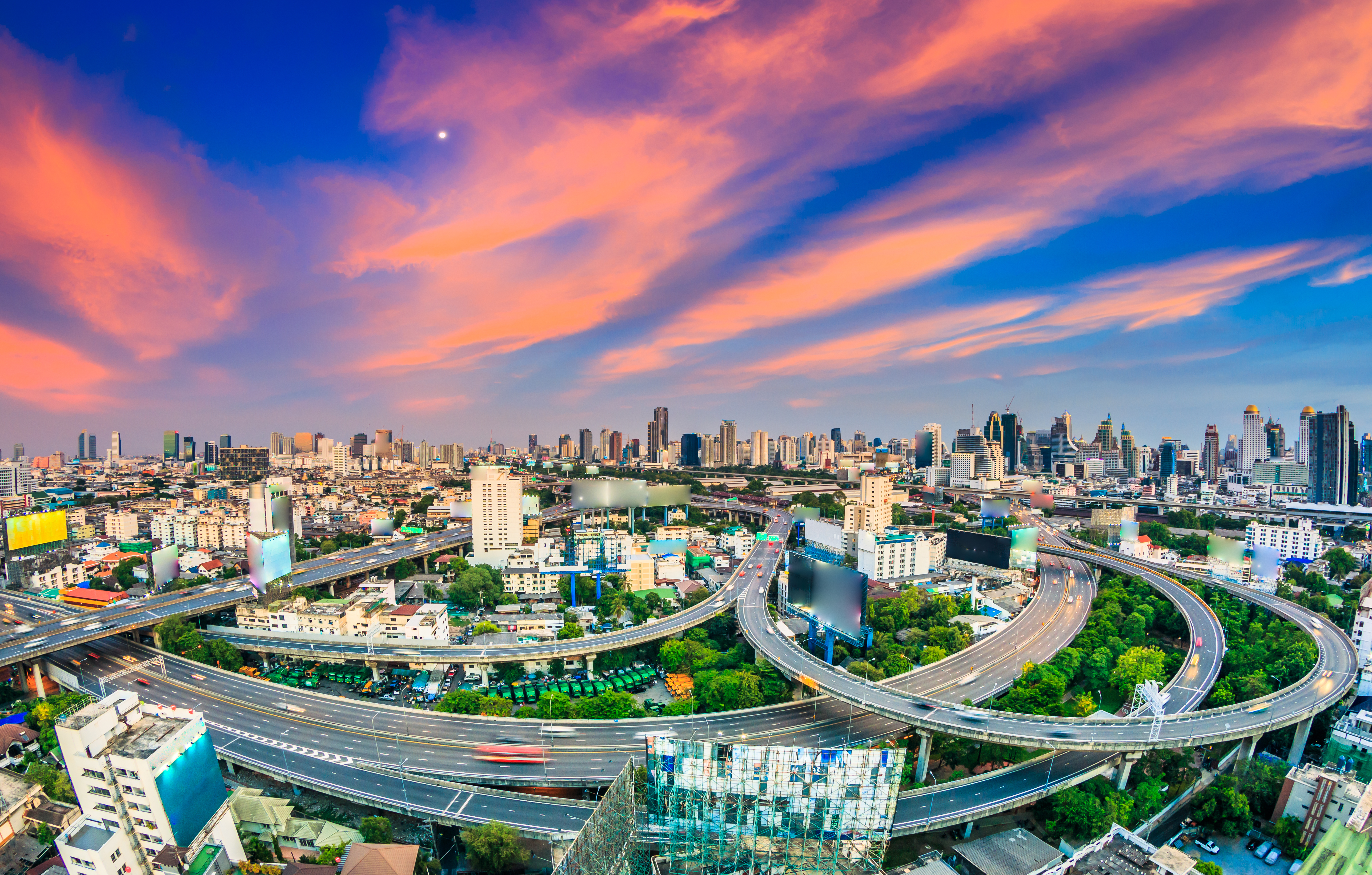 Megapolis Bangkok Thailand 5k Retina Ultra HD Wallpaper