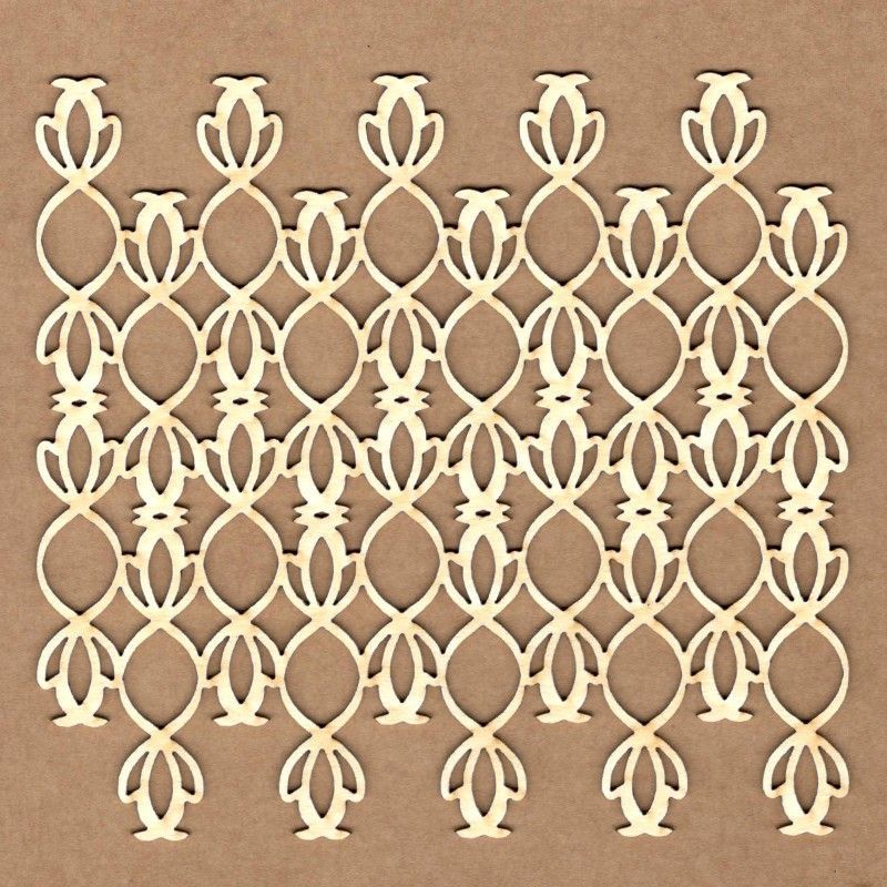 Rococo Background Chipboard For Scrapbooking