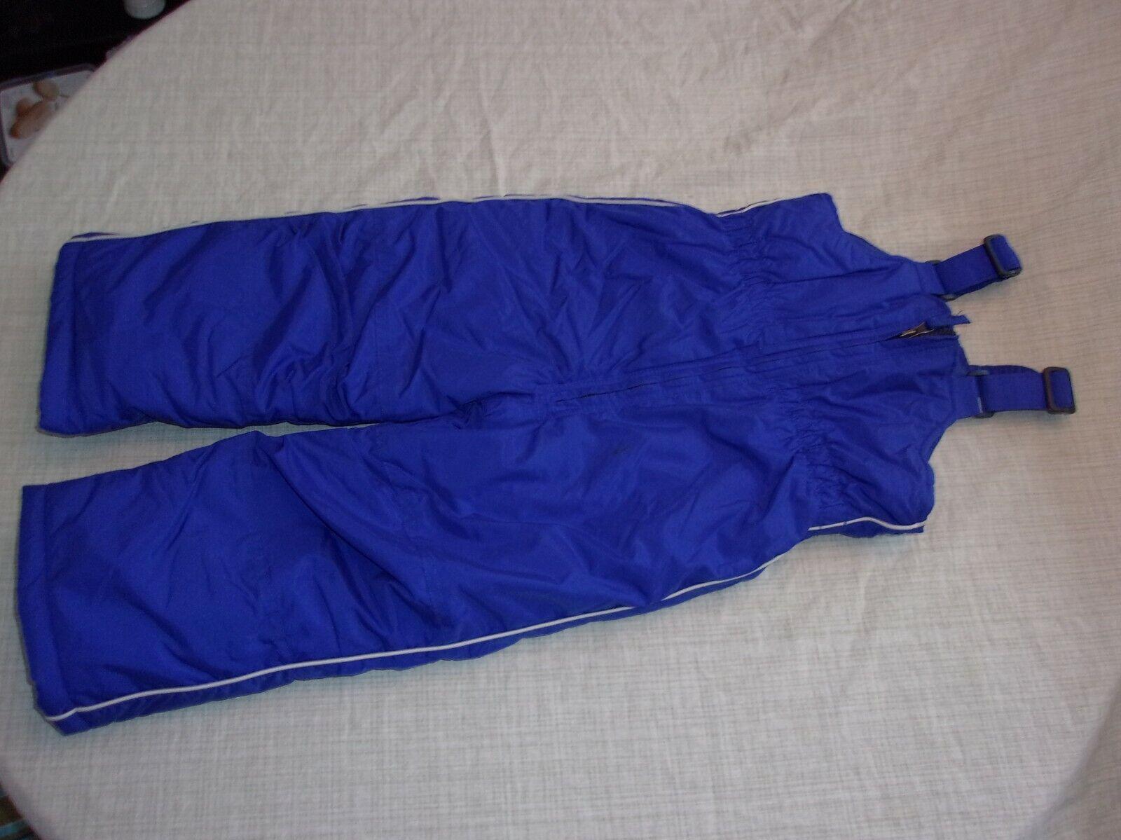 Youth Snow Pants Blue Zeroxposur Bib Nylon Polyester T Elastic