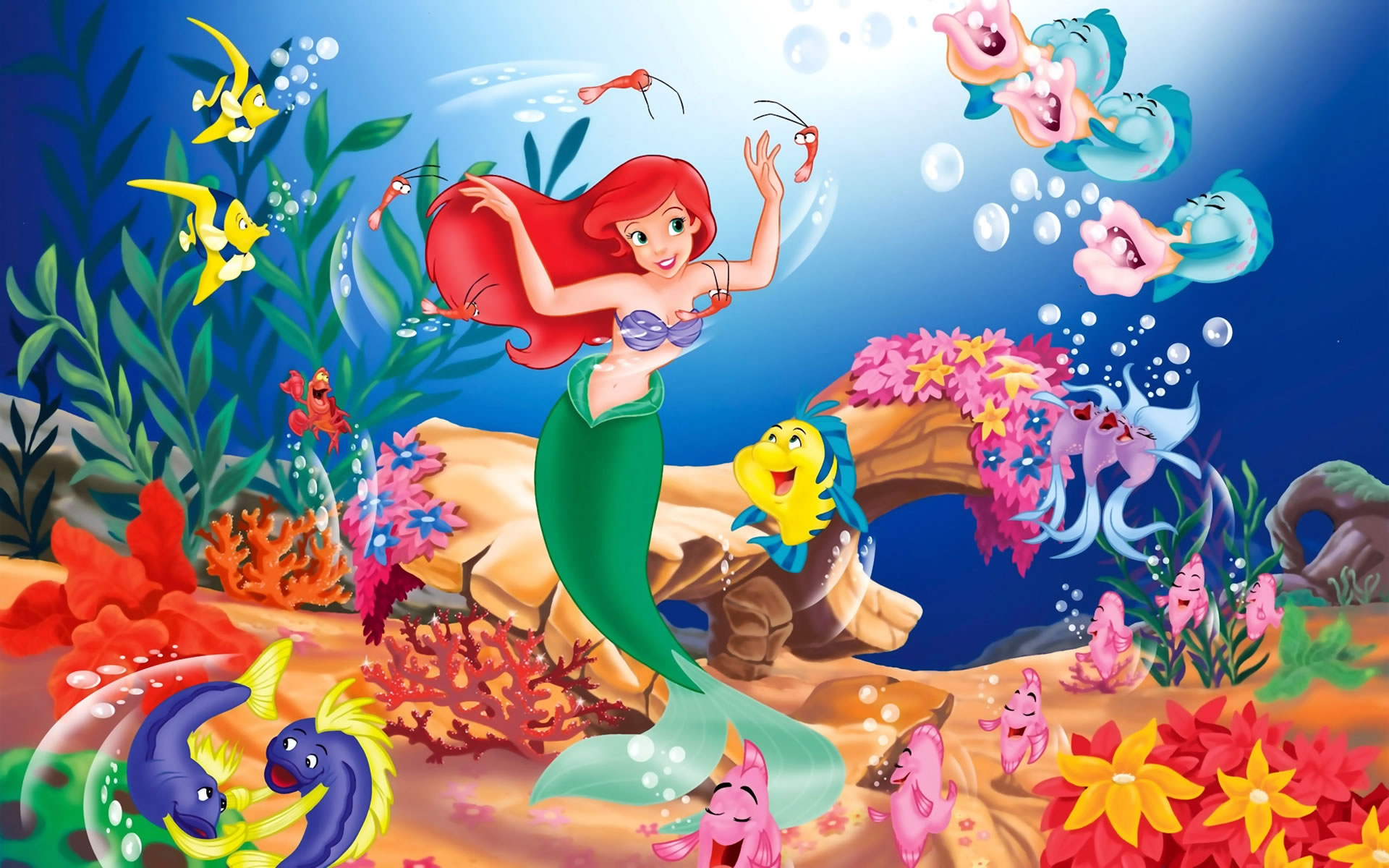 La Sirenita Wallpaper Disney