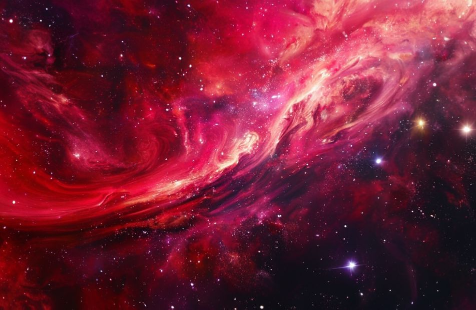 Red Space Wallpaper
