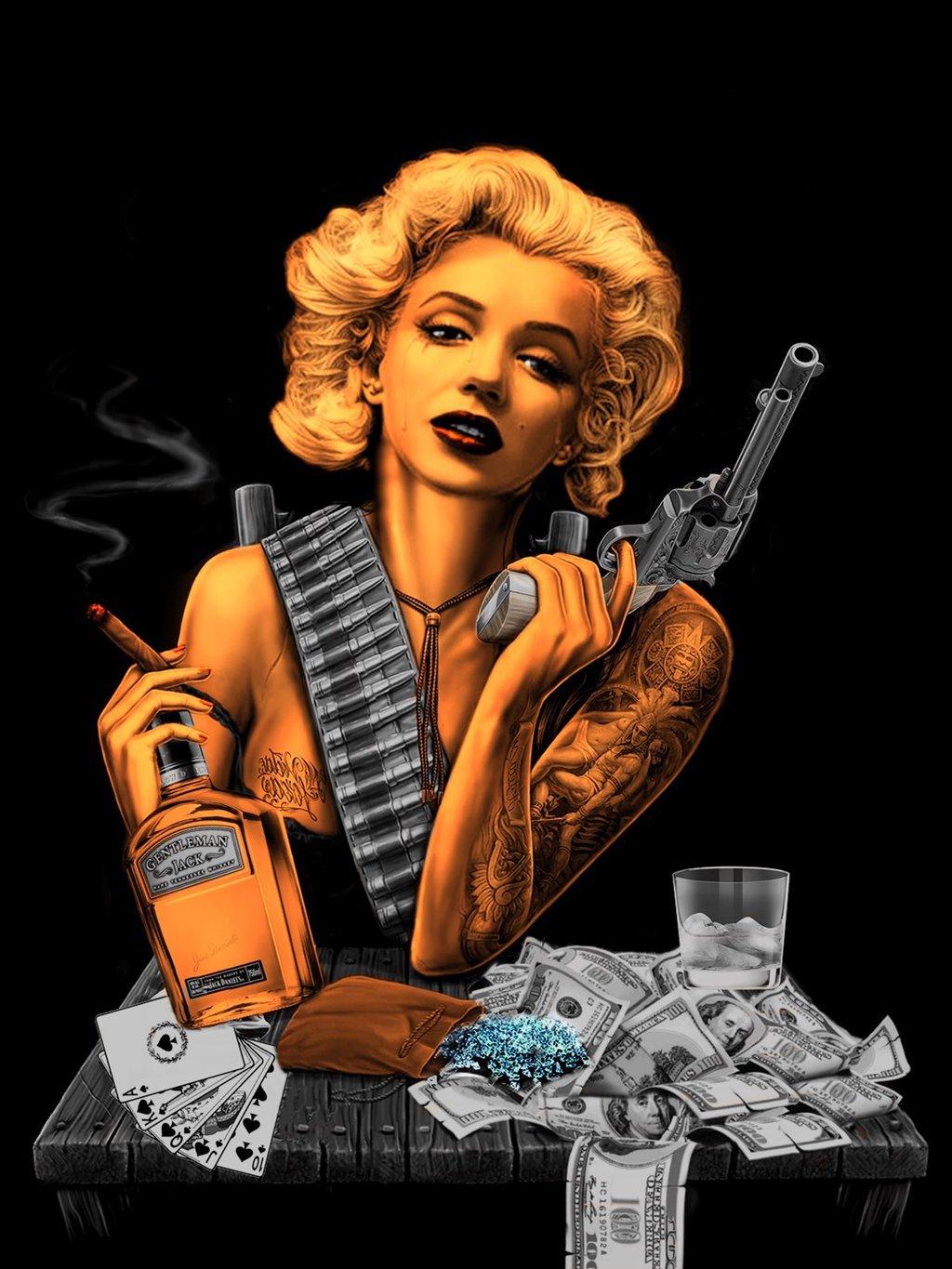 Marilyn Monroe Gangster By Pave65