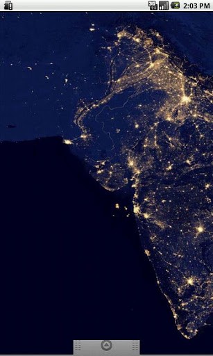 Earth At Night India Real HD Satellite Image Not Puter Enhanced