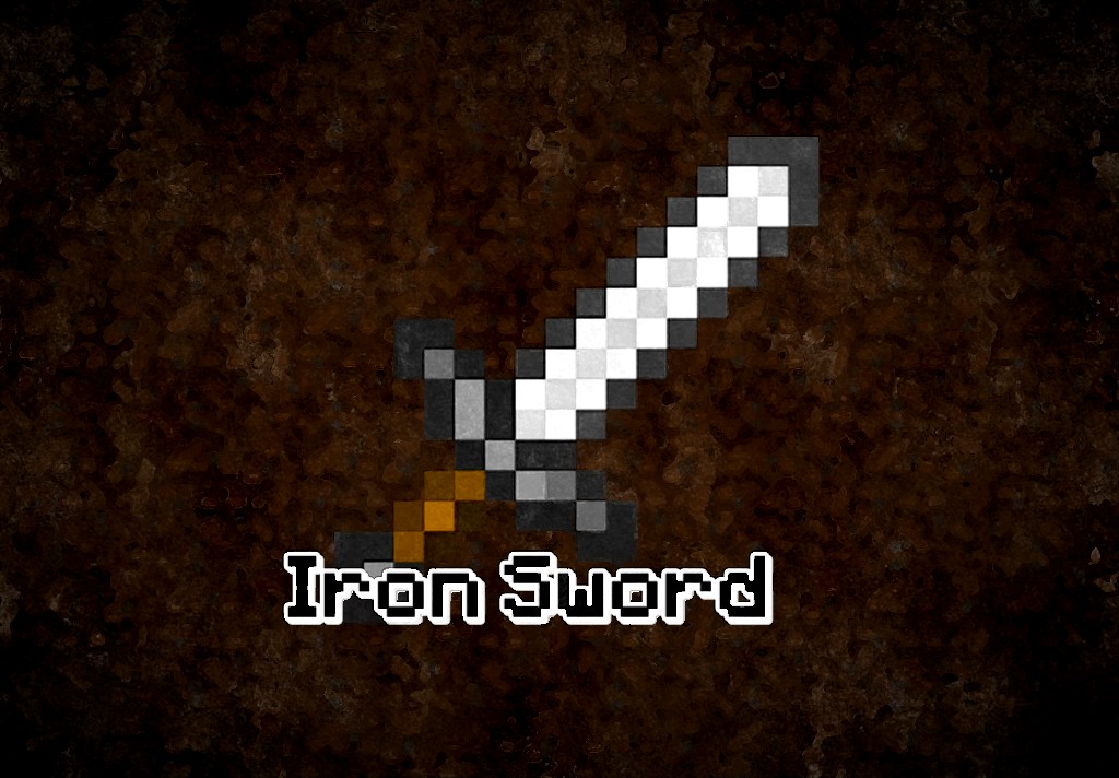Minecraft Iron Sword Wallpaper The By