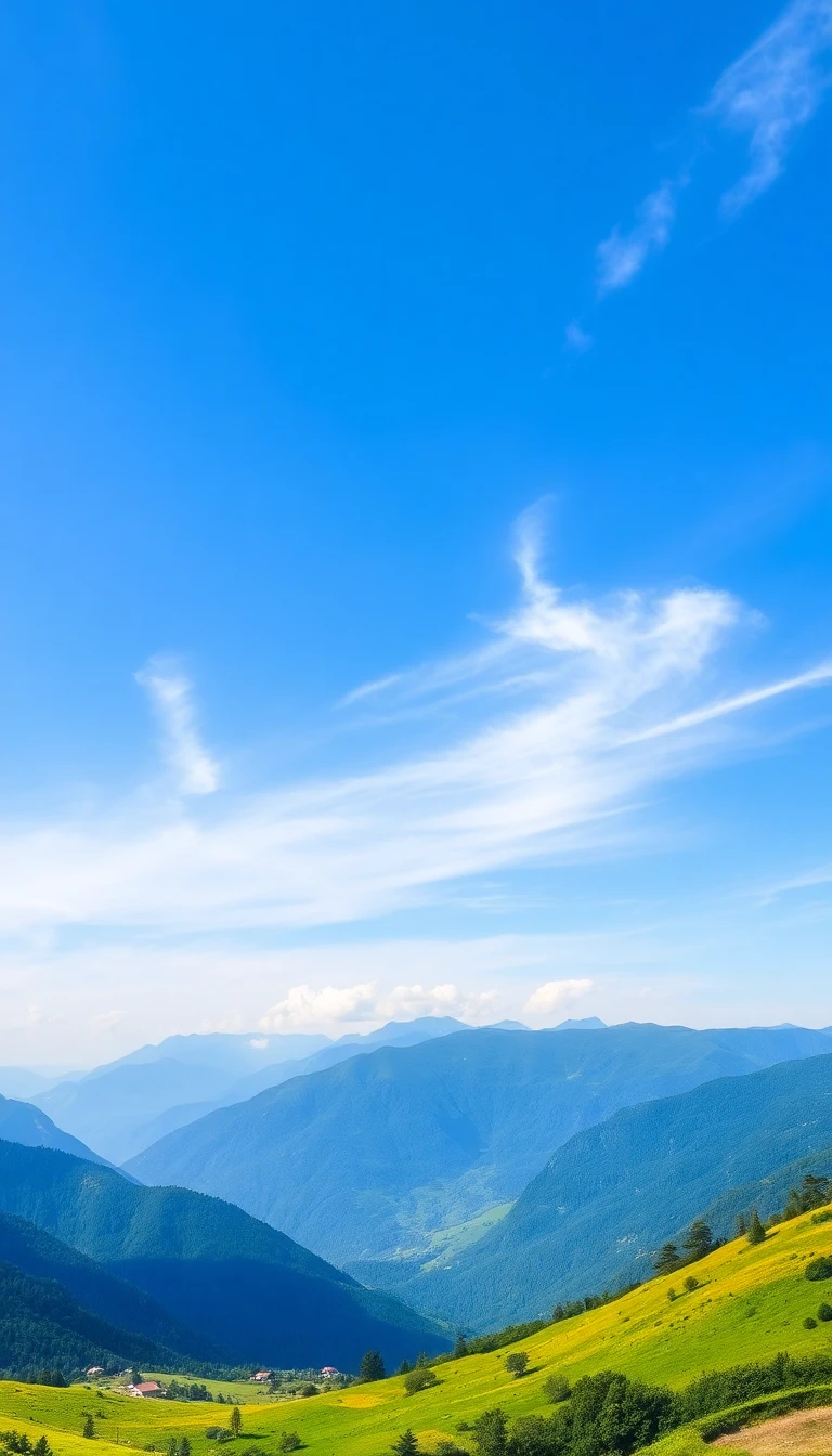 Blue Mountain Calendar Wallpaper