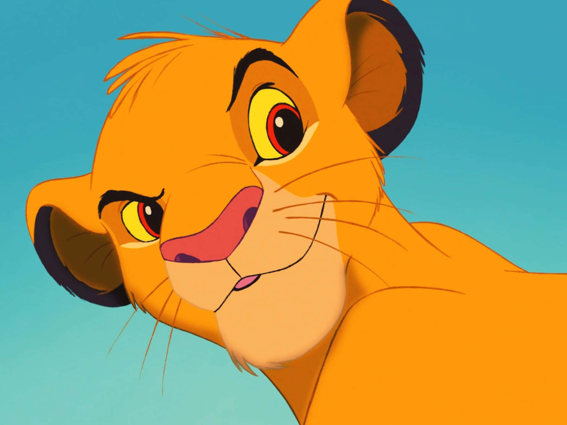 Cute Lion King Wallpaper