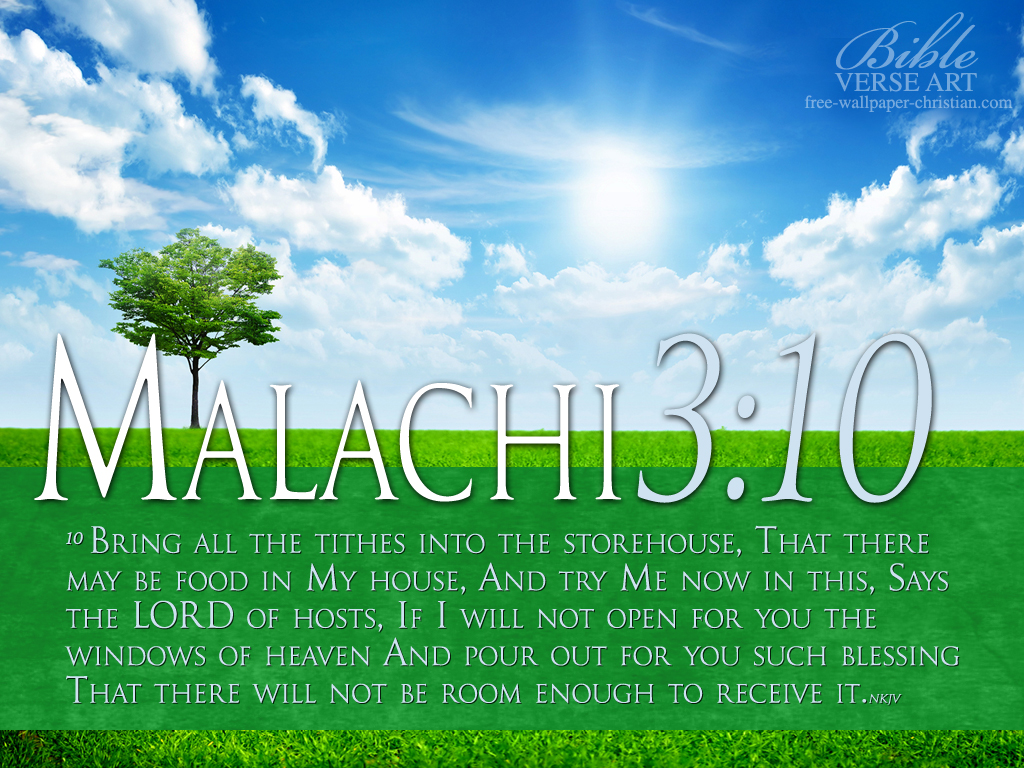 Malachi Flowing Blessings Wallpaper Christian And
