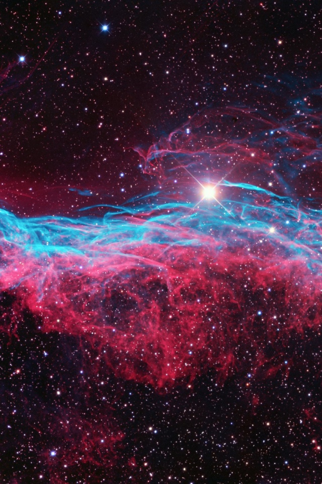 iPhone 4S wallpapers Red outer space