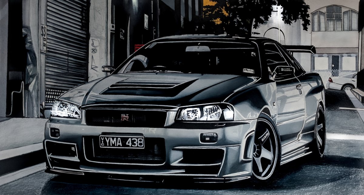 Nissan Gtr R34 W Background Lautent Martel24 Draw To Drive