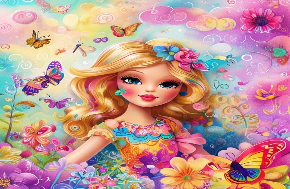 Cute Barbie Doll Wallpaper