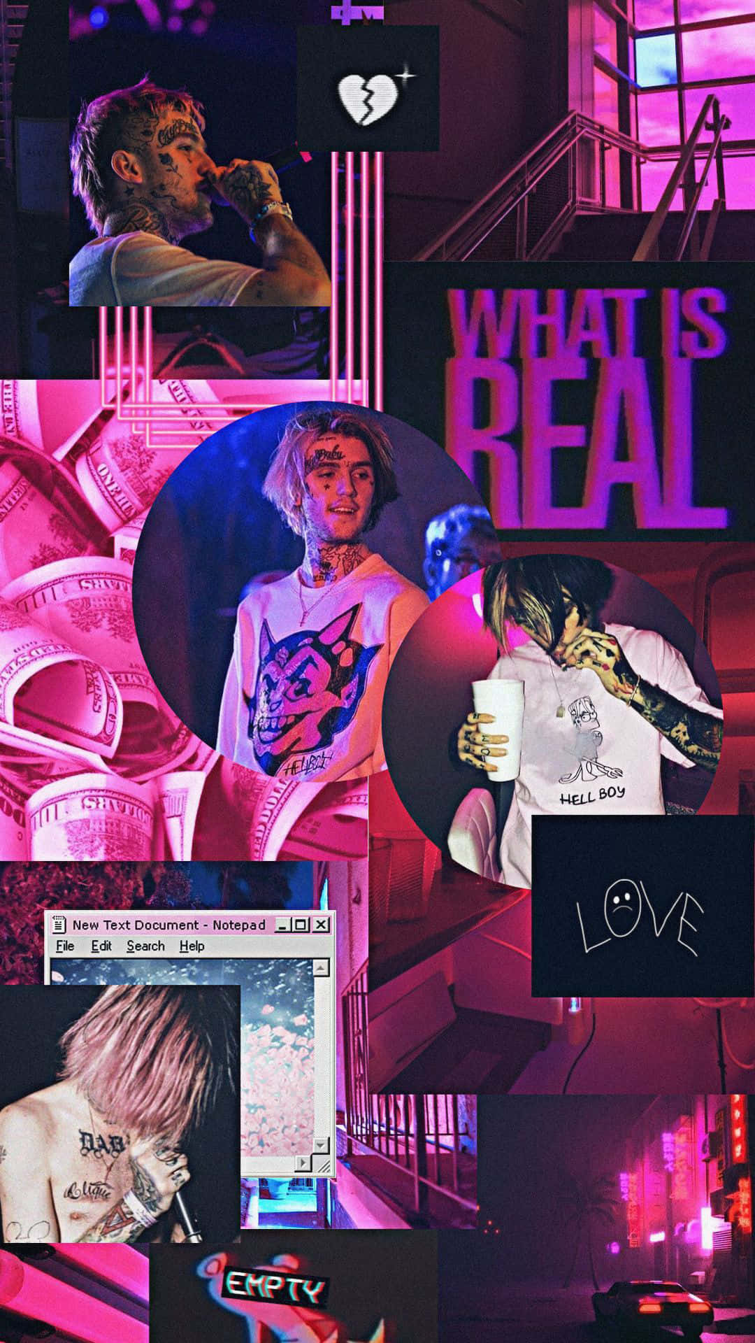Lil Peep Background Wallpaper