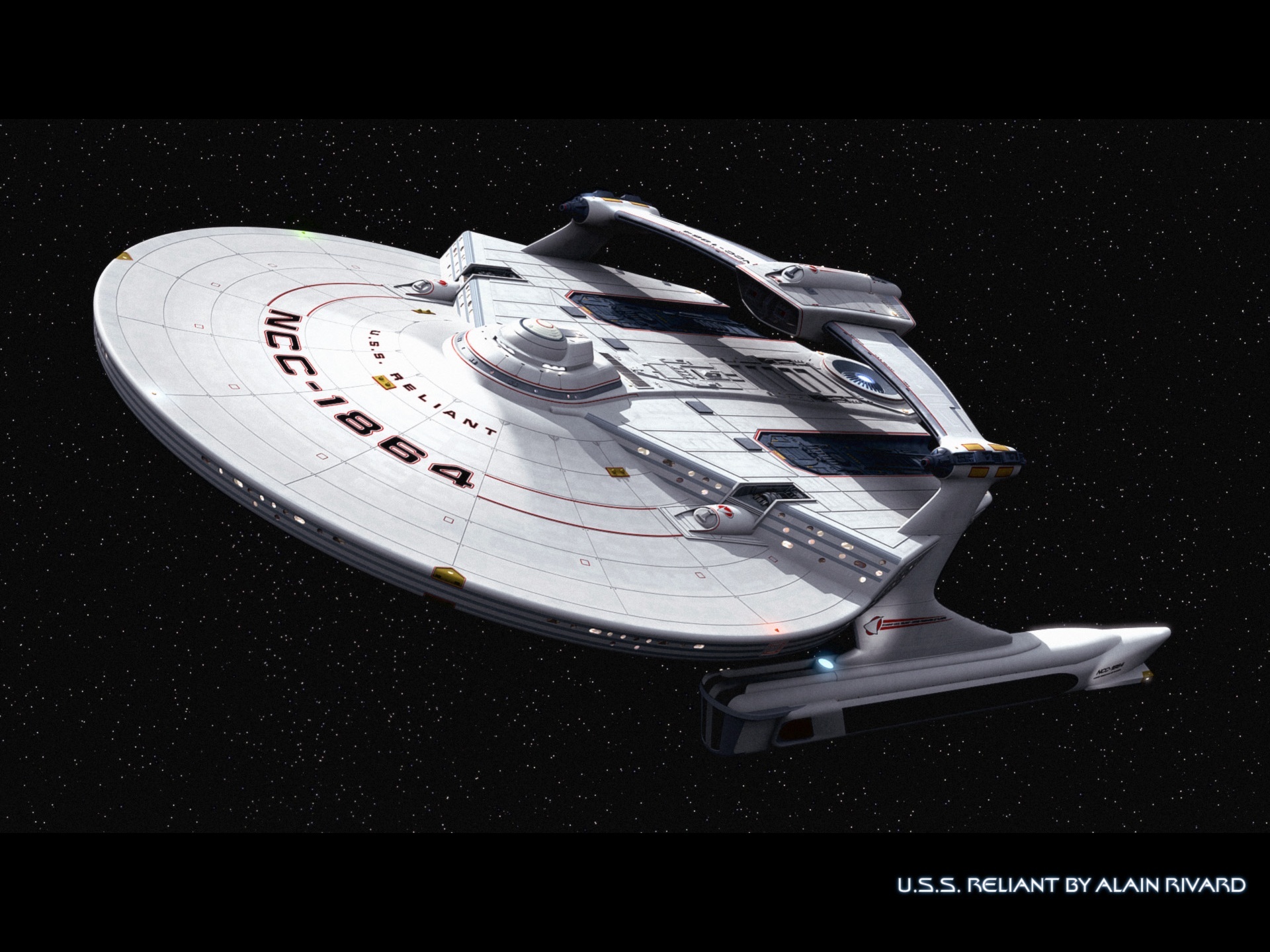 Trek Universe Uss Reliant Star Puter Desktop Wallpaper