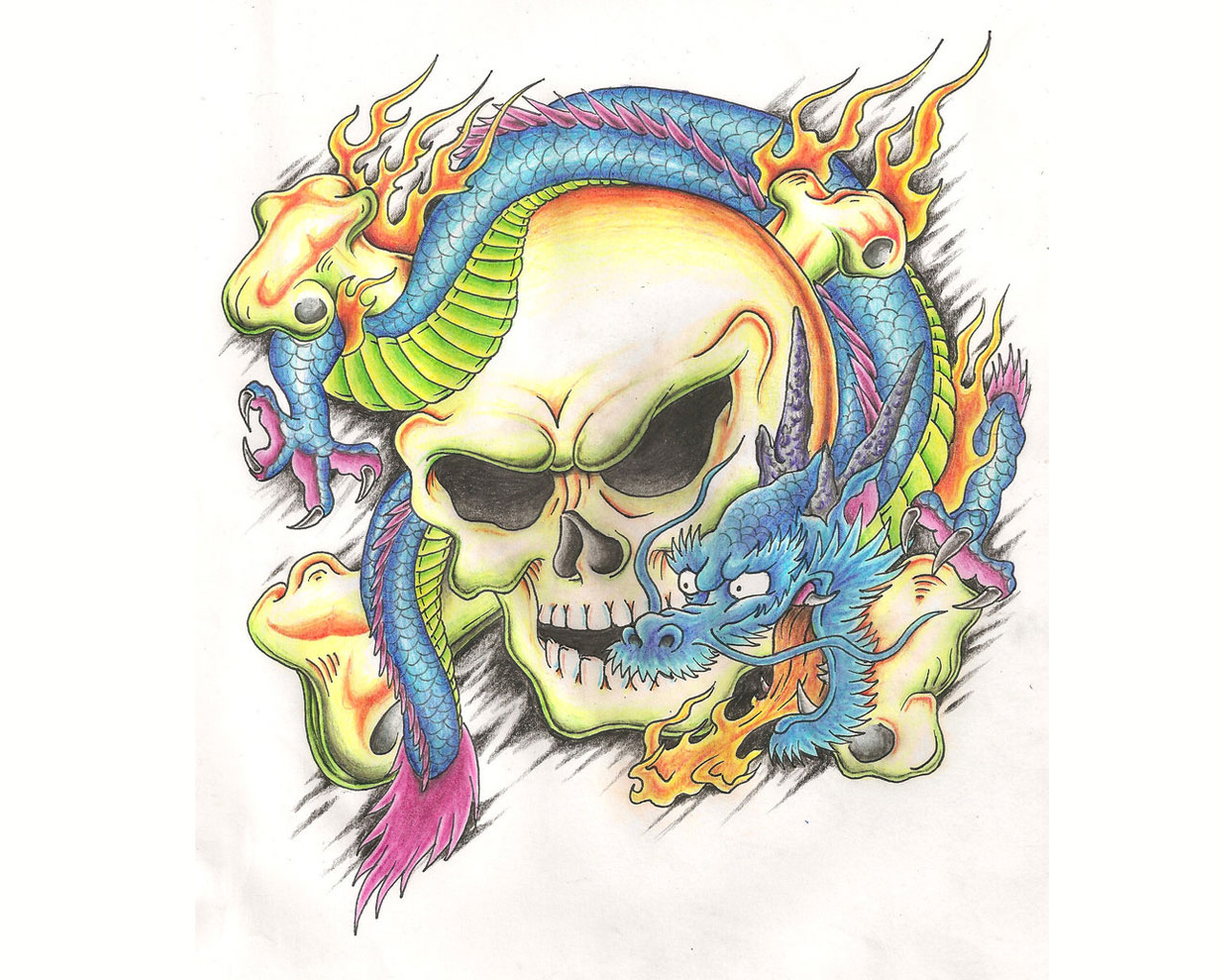 Tattoos House Wallpaper