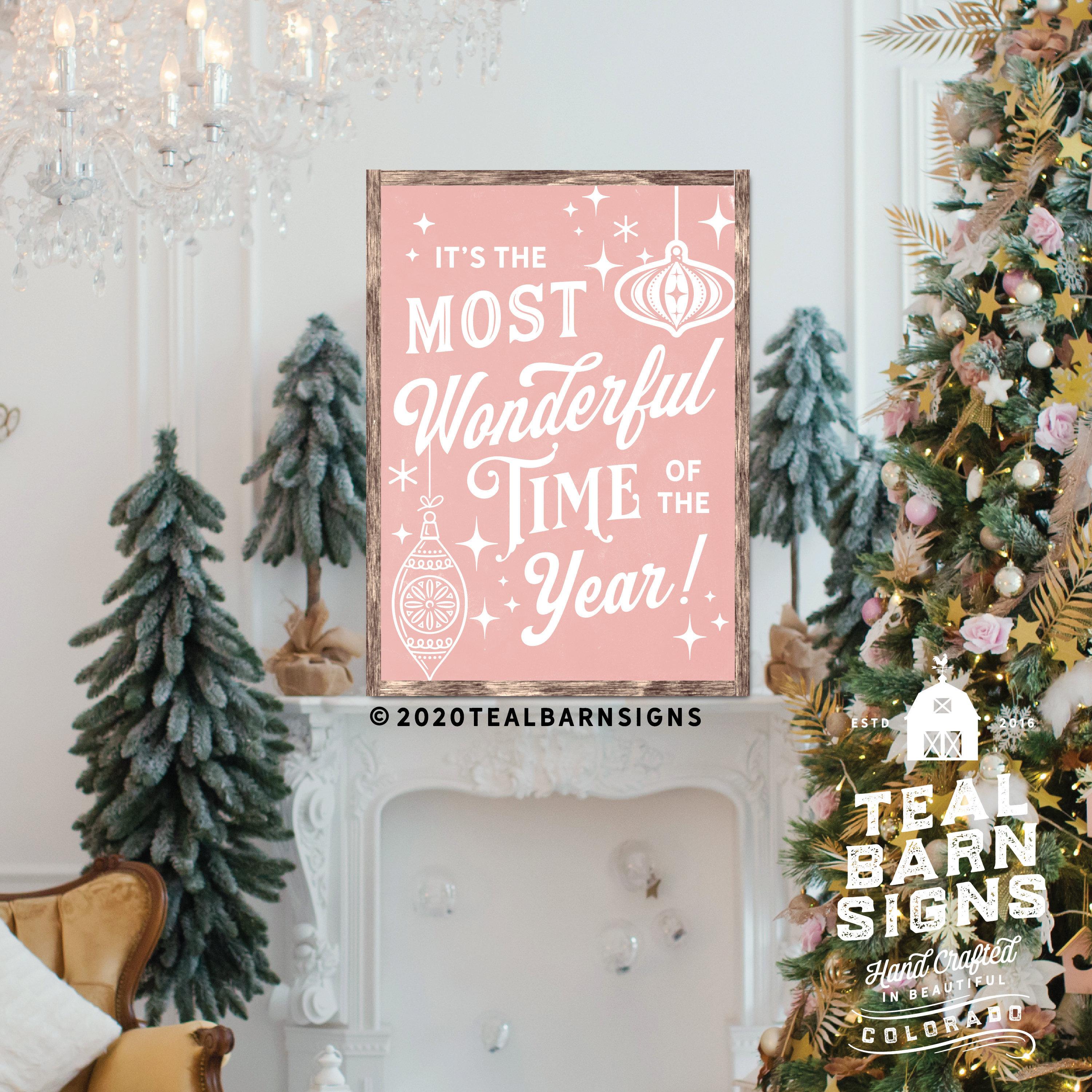 Its the Most Wonderful Time of the Year Sign Merry Etsy
