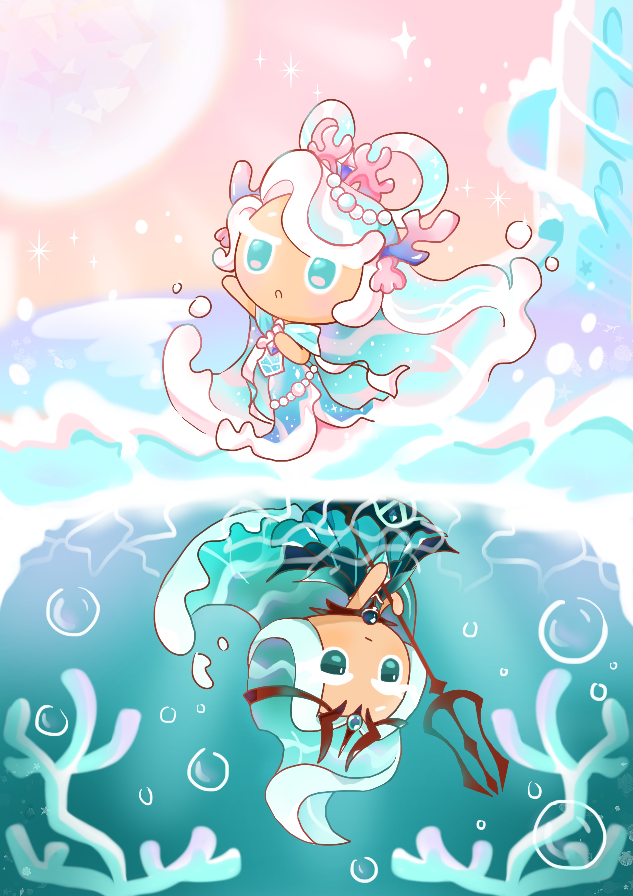 Sea Fairy Cookie Run Of Zerochan Anime Image