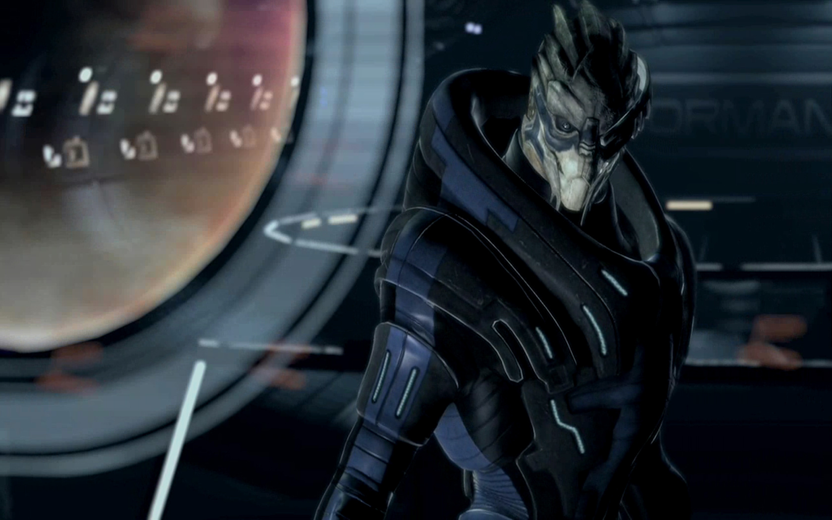 Mass Effect Garrus Vakarian Turian Wallpaper Background