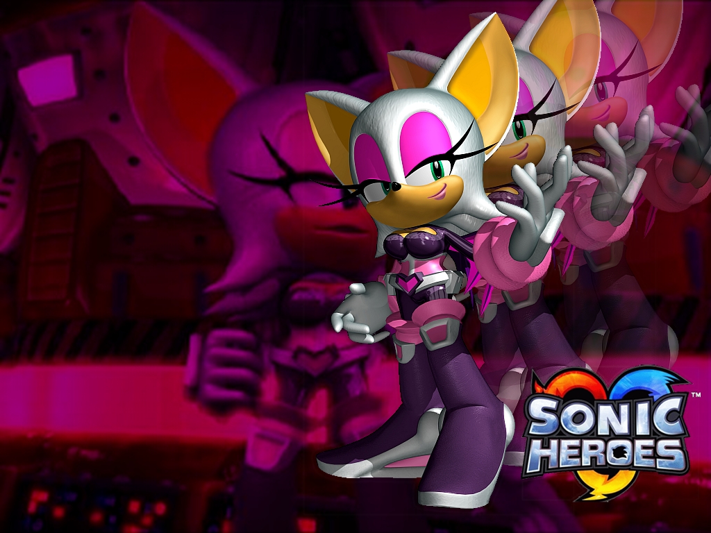 Sonic Heroes Rouge Shadow And Wallpaper